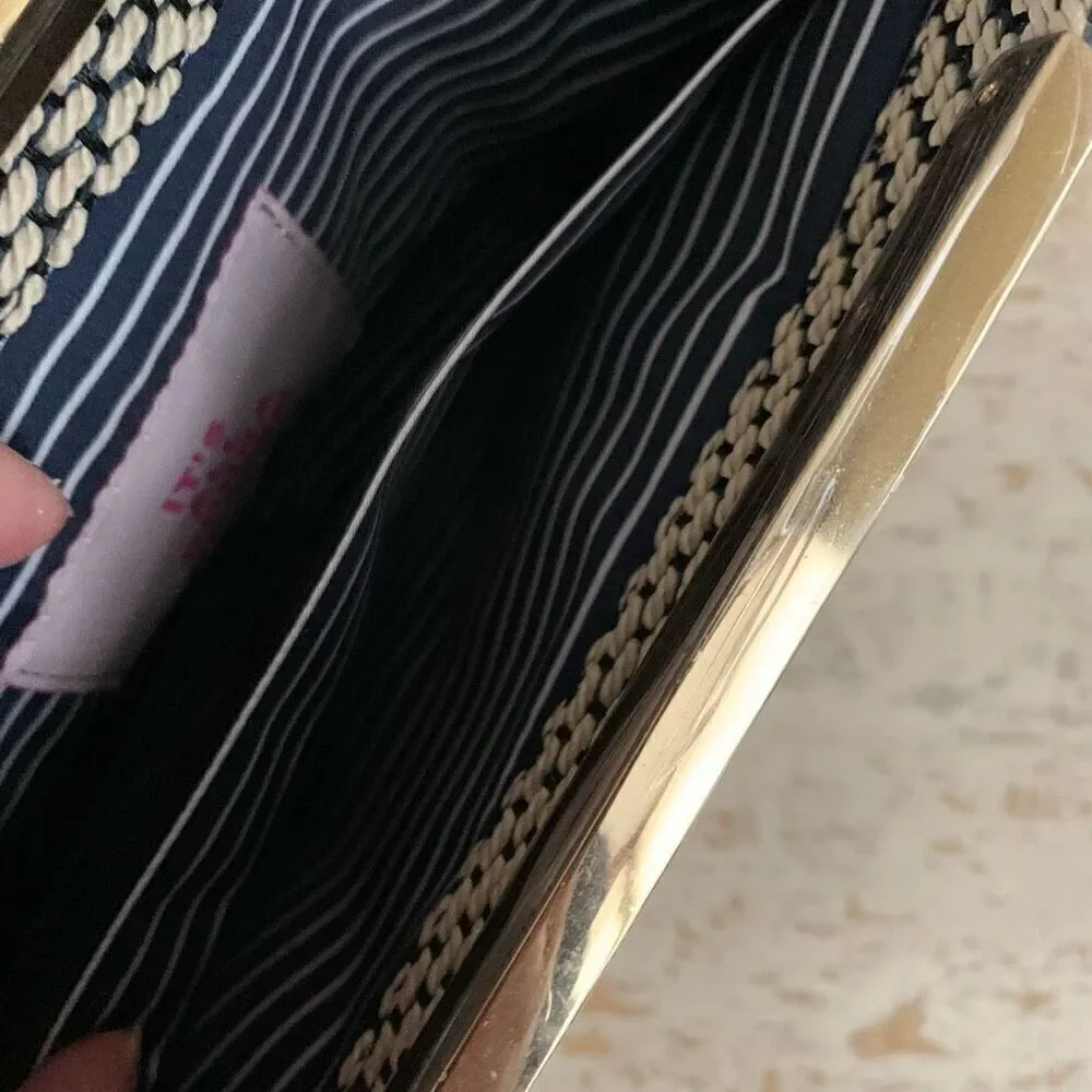 Stella & Dot Everything woven  clutch